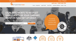Desktop Screenshot of companiesnow.com.au